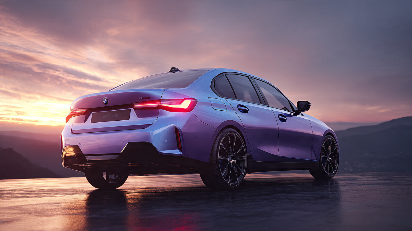 rear-three-quarter-view-of-a-2026-bmw-i3-neue-klas Rear three-quarter view of the new BMW i3 Neue Klasse sedan